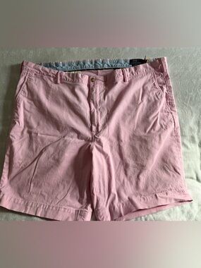 Ralph Lauren mens big and tall stretch cotton classic fit Pink Shorts